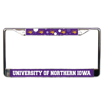 University of Northern Iowa Circles License Plate Frame FREE SHIPPING