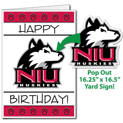 Northern Illinois University 2'x3' Giant Birthday Greeting Card