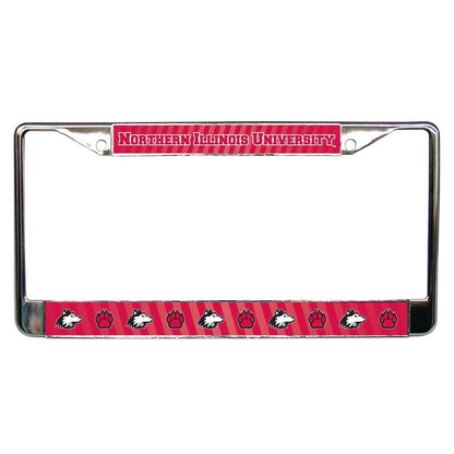 Northern Illinois University Stripes License Plate Frame FREE SHIPPING