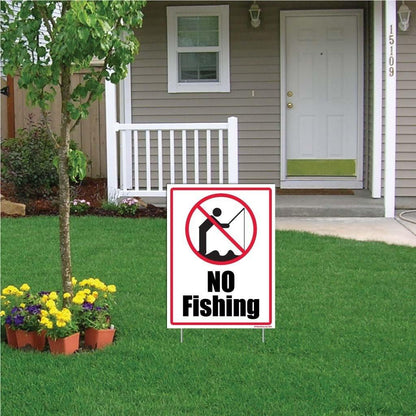 No Fishing Sign or Sticker