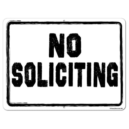 No Soliciting Sign or Sticker - #5