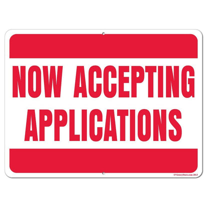 Now Accepting Applications Sign or Sticker - #4