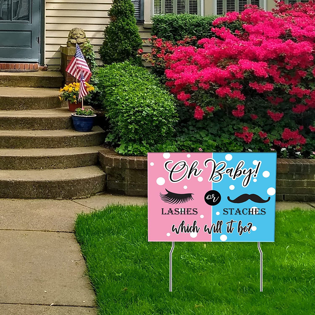 Oh Baby! Gender Reveal Yard Card | VictoryStore – VictoryStore.com