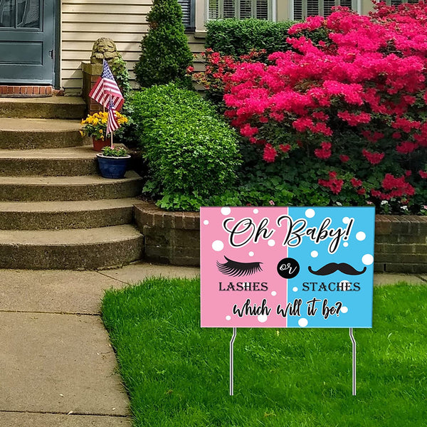 Oh Baby! Gender Reveal Yard Card 