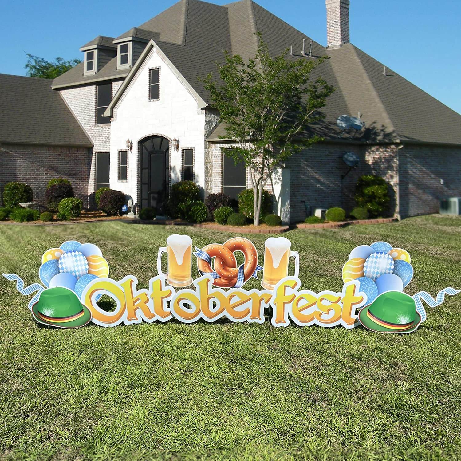 Oktoberfest Quick Set Yard Card 12 piece set