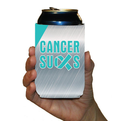 ovarian cancer sucks koozie