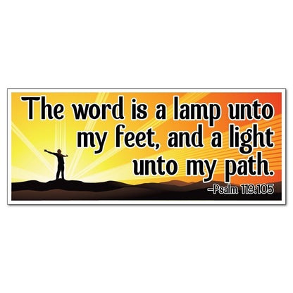 Psalms 119:05 Bumper Magnet Pair 3.75 x 9 - FREE SHIPPING