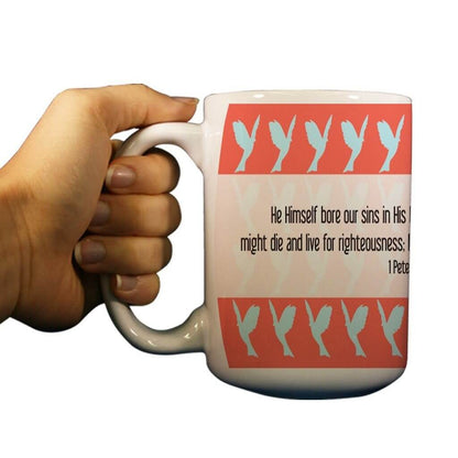 2 Peter 1:4 Religious 15oz Coffee Mug