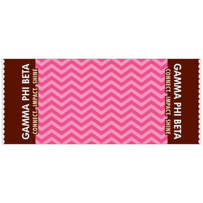 Pink Chevron Gamma Phi Beta 15oz Coffee Mug