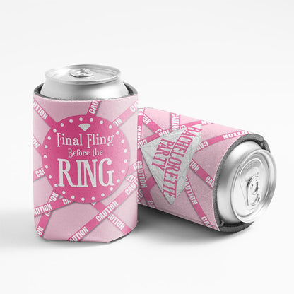 Pink Final Fling Before the Ring Bachelorette Party Can Coolers