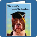 Graduation Pit Bull Giant Greeting Card| VictoryStore – VictoryStore.com