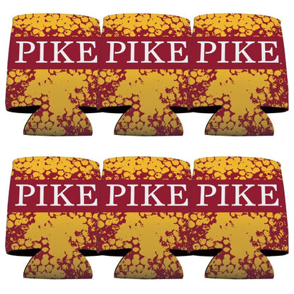 Pi Kappa Alpha Can Cooler Set of 12 - Pike FREE SHIPPING