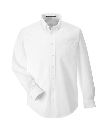 QCR Men's Solid Broadcloth Button Down Shirt