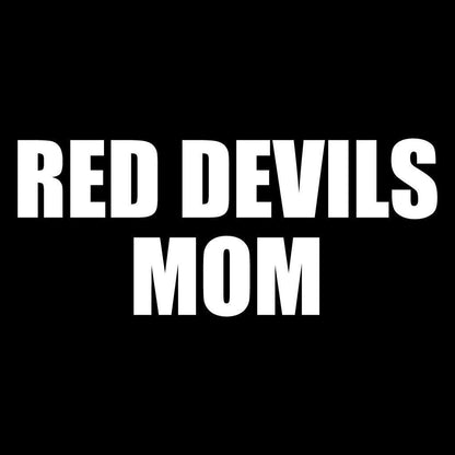 Red Devils Mom Black Folding Camping Chair