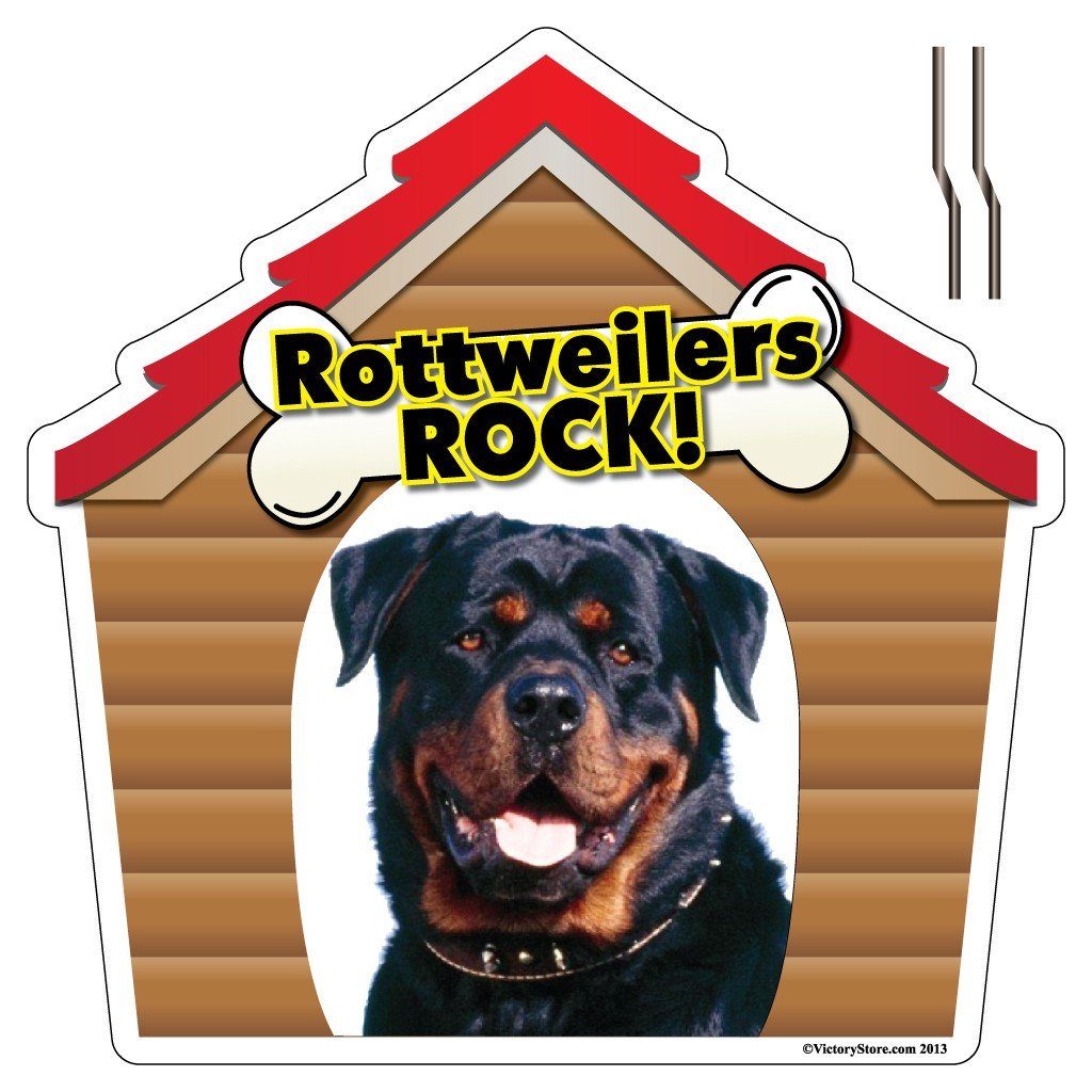 Rottweilers Rock Dog Breed Yard Sign VictoryStore VictoryStore