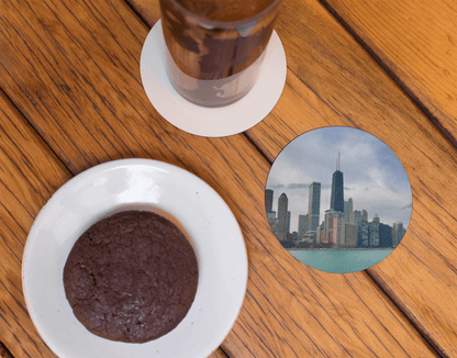 Chicago skyline coasters