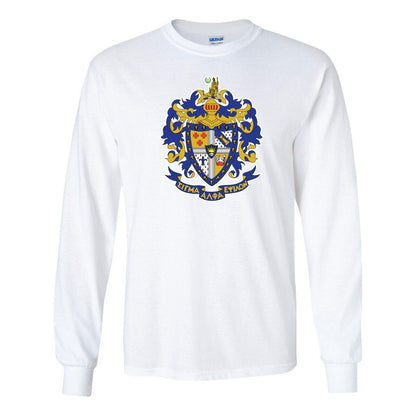 Sigma Alpha Epsilon Long Sleeve T-Shirt Coat of Arms - FREE SHIPPING