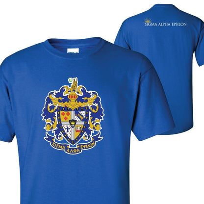 Sigma Alpha Epsilon - Coat of Arms Design - T-Shirt - FREE SHIPPING