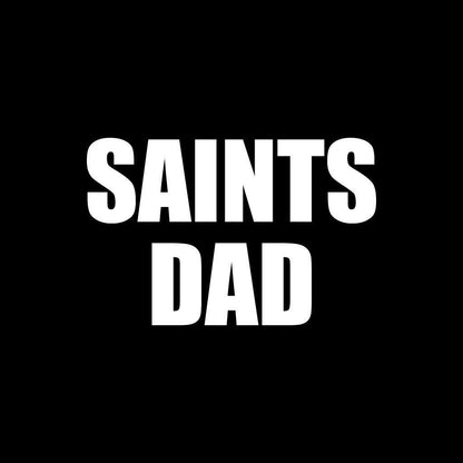 Saints Dad Black Folding Camping Chair