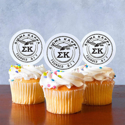 Sigma Kappa Cupcake Toppers - Officially Licensed