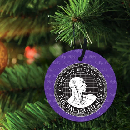 Sigma Phi Epsilon Circle Ornament Set of 3