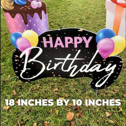 birthday yard card