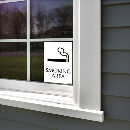 Smoking Area Sign or Sticker - #12