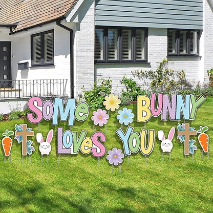 Some Bunny Loves You Easter Yard Sign