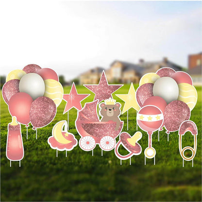 Sparkle Baby Yard Card Flair & Accessories 11 Pc Set