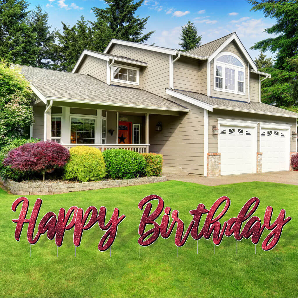 Yard Card Lawn Decor: Happy Birthday Western RA009 newest