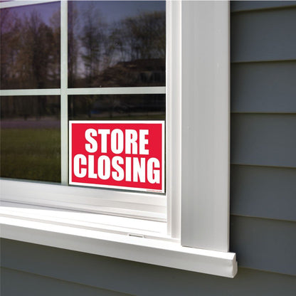 Store Closing Sign or Sticker - #1