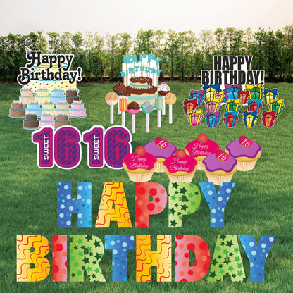 Teen Birthday Yard Card Rental Business Starter Package