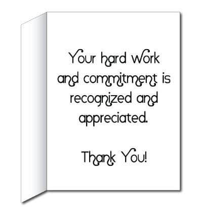 2'x3' Giant Thank You Card-Rocks, Stock Design, W/Envelope