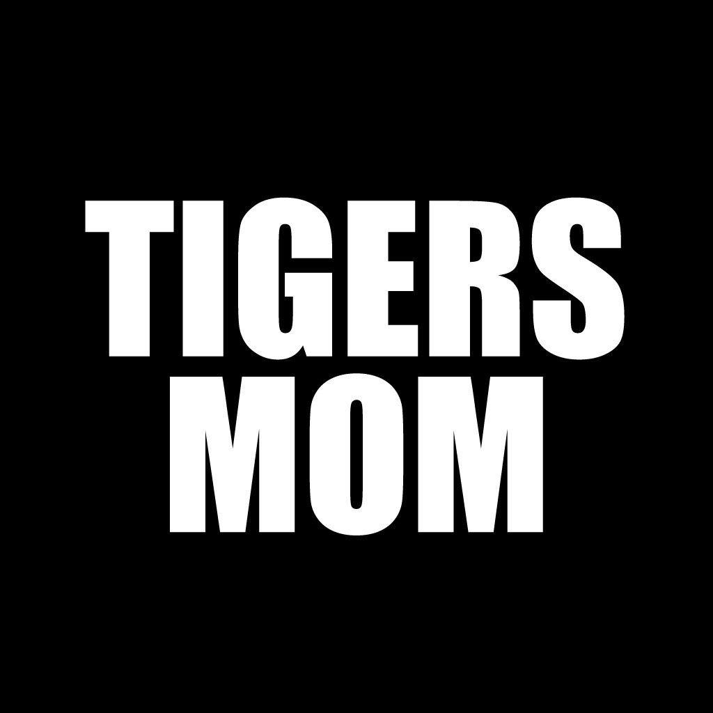 Tigers Mom Black Folding Camping Chair