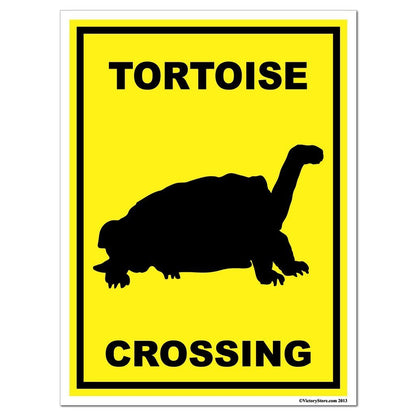 Tortoise Crossing Sign or Sticker