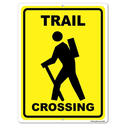 Trail Crossing Sign or Sticker