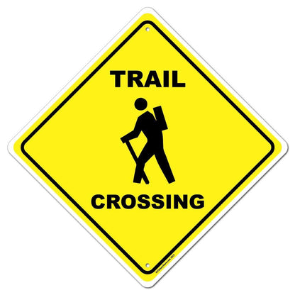 Trail Crossing Sign or Sticker