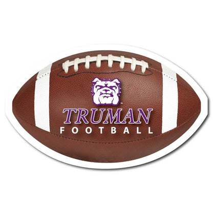 Truman State University Football Shaped Plastic Yard Sign - FREE SHIPPING