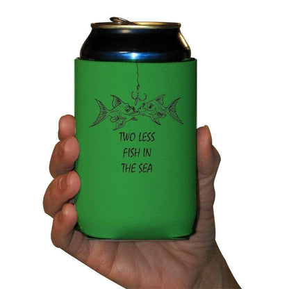 Two Less Fish in the Sea Can Cooler Set of 6