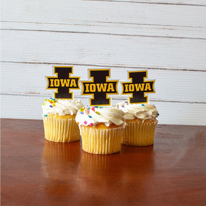 University of Iowa Cupcake Toppers