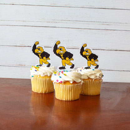 University of Iowa Cupcake Toppers - Herky