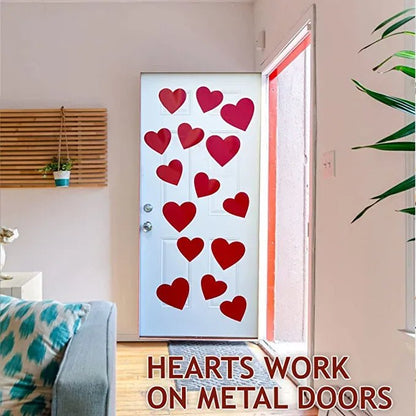 Valentine's Day Garage Magnets | Red Hearts