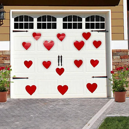 Valentine's Day Garage Magnets | Red Hearts