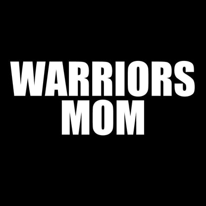 Warriors Mom Black Folding Camping Chair