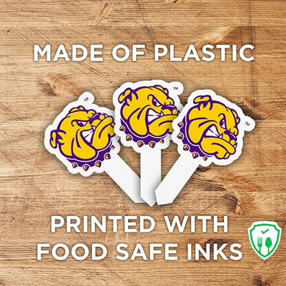 Western Illinois University Cupcake Toppers, Officially Licensed - WIU Mascot