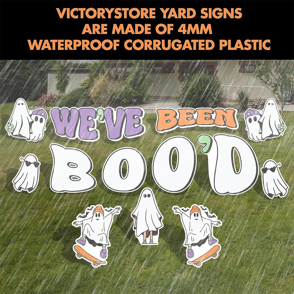 You've Been store Booed! Boo! Halloween, Ghosts, Yard Cards (M408HS)