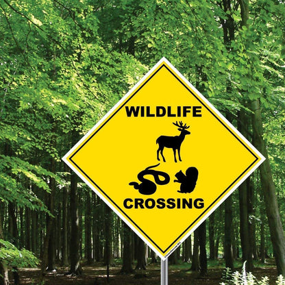 Wildlife Crossing Sign or Sticker