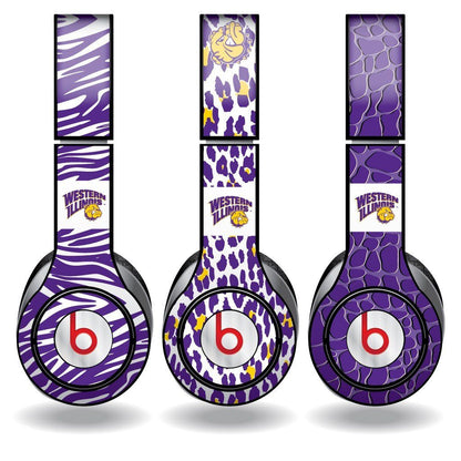 Western Illinois Skins for Beats Solo HD Headphones Set of 3 Animal - FREE SHIPPING