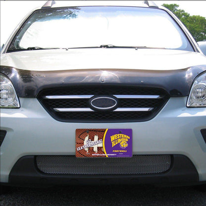 Western Illinois University - License Plate - Football Design