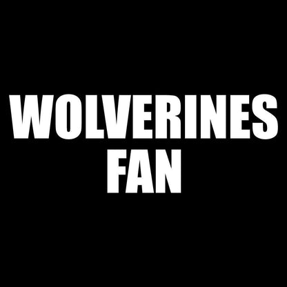 Wolverines Fan Black Folding Camping Chair with Carry Bag